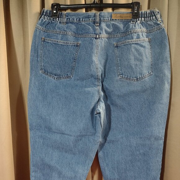 Bill Blass Plus Size Women’s Easy Fit Blue Jeans – Size 20W - Picture 2 of 6